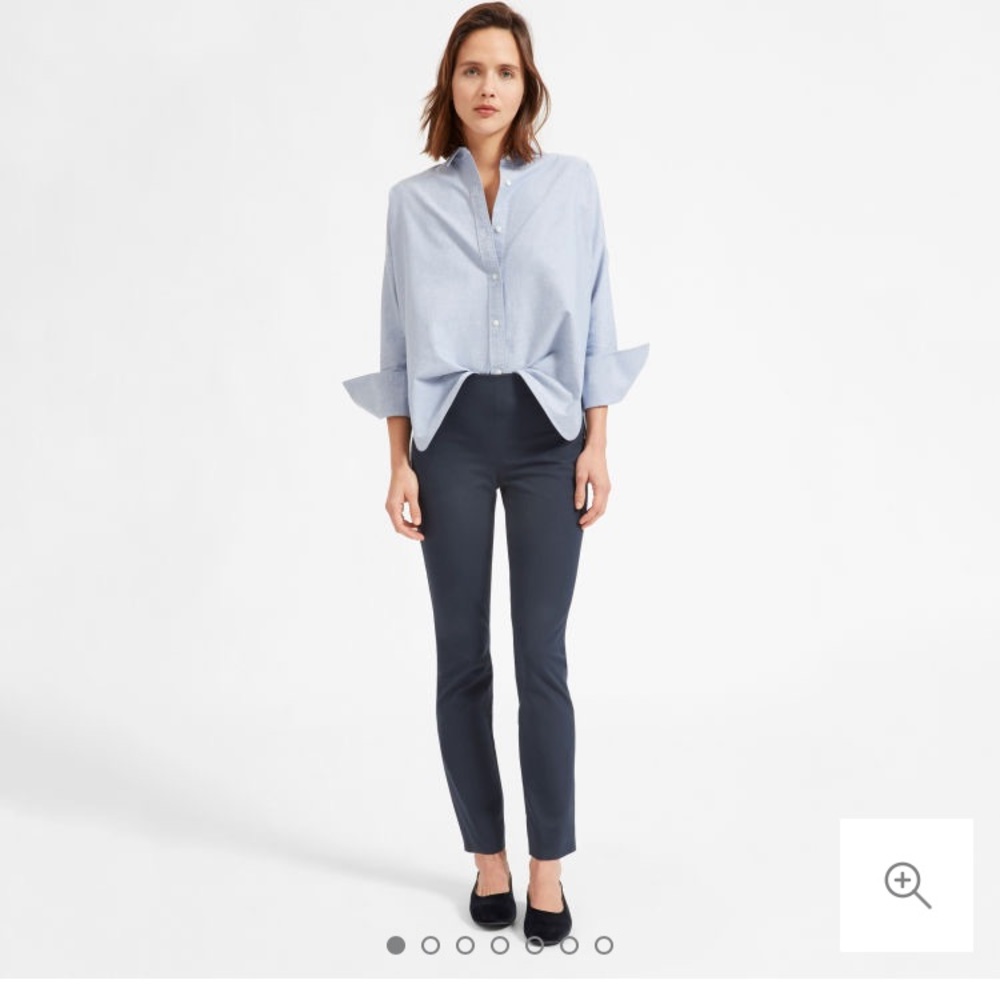 Everlane The Side-Zip Work Pant Navy Sz.8